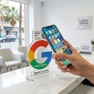Dispositivo NFC en una clínica